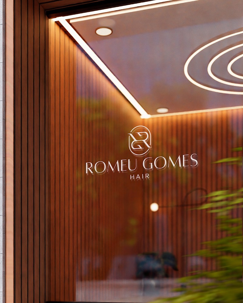 Estilo, presença e personalidade em cada traço.Para o Romeu Gomes Hair, desenvolvemos uma identi (1)